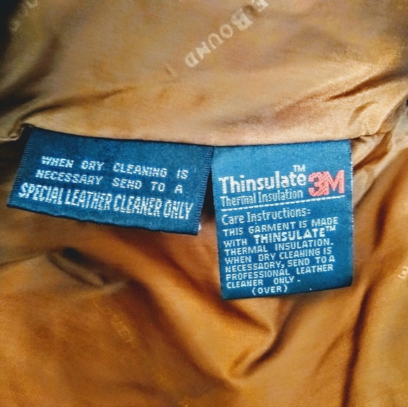 Vintage brown leather Thinsulate jacket! - Picture 5 of 7